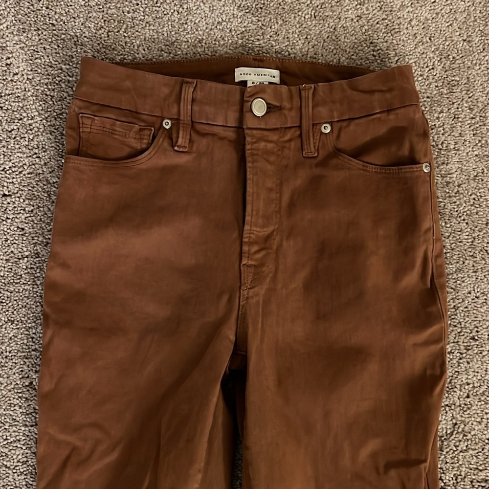 Good American Brown Pants - Picture 2 of 4